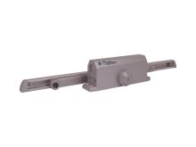 Доводчик НОРА-М №3S Slider (40 - 70кг), морозостойкий со скользящей тягой, серебро
