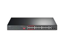 Коммутатор сетевой PoE TP-LINK TL-SL1226P  24xPoE 100Mb/s неуправляемый