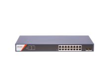 Коммутатор сетевой PoE HIKVISION DS-3E1518P-SI-16P2F
