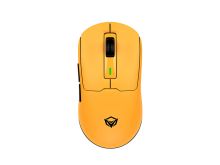 Беспроводная мышь Meetion Air GW24 Yellow (Wired+2.4G+BT, DPI: max 8000, 5 кнопок, RGB)