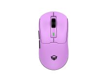 Беспроводная мышь Meetion Air GW24 Purple (Wired+2.4G+BT, DPI: max 8000, 5 кнопок, RGB)