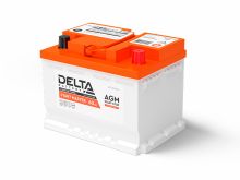 Стартерный авто Аккумулятор DELTA START MASTER 60 Ah AGM (242*175*190 мм)