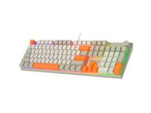 Проводная клавиатура Meetion MK009RDP light RUA (MK009: 104/105+1клав, Mechanical, Red Switch, Rainbow, Type-C)