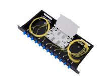 Оптическая патч-панель PP-01 (12 or 24 ports 483x300x1U), with 12piece LC DUPLEX UPC adapter and 24 piece pigtail inside