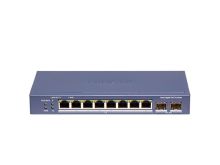 Коммутатор сетевой PoE HIKVISION DS-3E1510P-SI-8P2F