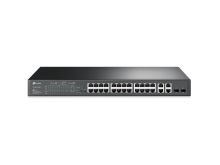 Коммутатор сетевой PoE TP-LINK SL2428P(UN) 24x100Mb/s+PoE 4x1000 Omada SDN