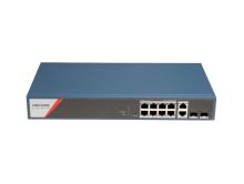 Коммутатор сетевой PoE HIKVISION DS-3E1512HP-SI-8P2T2F