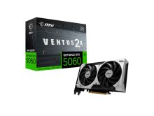 Видеокарта MSI GeForce RTX 5060 8G VENTUS 2X OC V1 (PCI-E 5.0 x16/x8, 8GB GDDR7 / 128-bit, Boost 2527 MHz, 3× DisplayPort, 1× HDMI, Dual Fan)