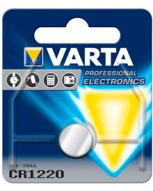 Батарейка Varta CR1220 Electronics 3V литиевая (1шт блистер)