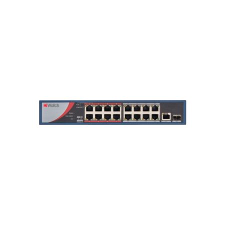 HiWatch DS-S1816P(B) 16 PoE 135Вт