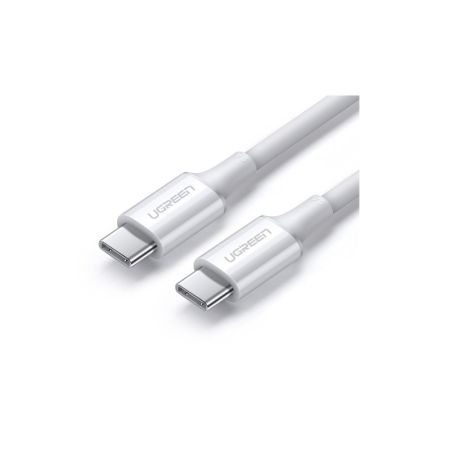 UGREEN US300 Type-C Male to Type-C Male 2.0 ABS Shell 5A Current, 1,5м, белый