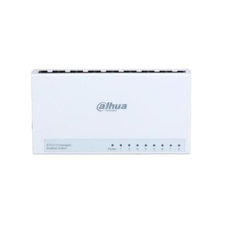 Коммутатор сетевой DAHUA DH-PFS3008-8ET-L  8x10/100Mb/s неуправляемый