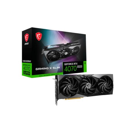Видеокарта MSI  GeForce RTX 4070 SUPER 12G GAMING SLIM