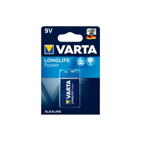 Батарейка Varta E-Block Longlife 6LR 61/PP3 9V щелочная (алкалиновая) (1шт блистер)