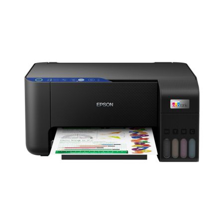 МФУ цветное струйное Epson L3251 (Printer-copier-scaner, A4, СНПЧ 4color, (Black 33ppm/ Colour 15ppm), printer 5760x1440 dpi, scaner 1200x2400 dpi, USB, Wi-Fi)