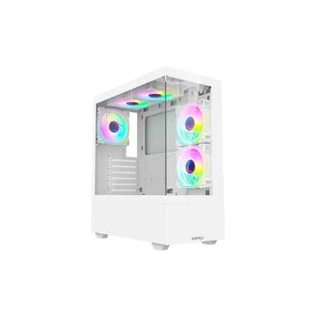 Корпус SIGMA SX-380A White (БЕЗ ВЕНТИЛЯТОРОВ В КОМПЛЕКТЕ)