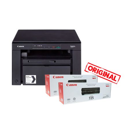 МФУ монохромное лазерное Canon i-SENSYS MF3010 + 2 картриджа CRG 725