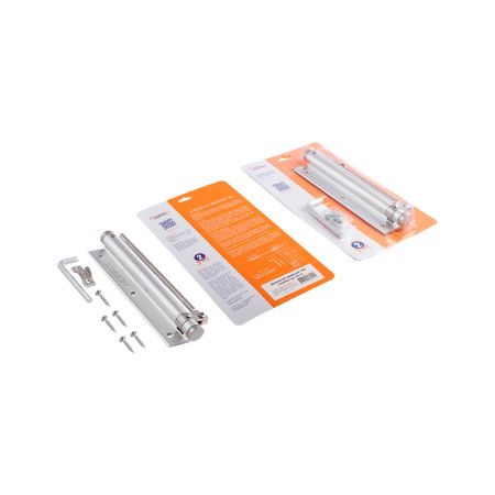 Доводчик дверной НОРА-М 102 до 30кг, серебро пружинный