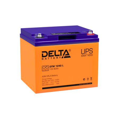 Аккумулятор Delta DTM 1240L 12В 40А*ч