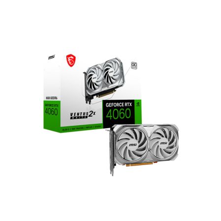 Видеокарта MSI GeForce RTX 4060 VENTUS 2X WHITE 8G OC