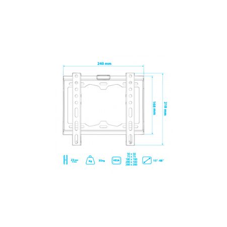 Кронштейн для TV и LCD мониторов Kromax Tuarex OLIMP-115 black