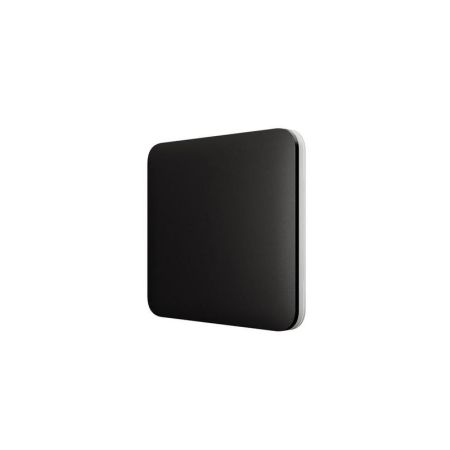 Кнопка для одноклавишного или проходного выключателя Ajax SoloButton (1-gang/2-way) [55] black