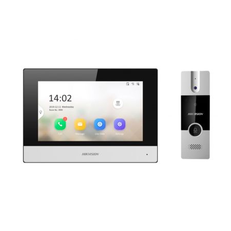 IP видеодомофон гибридный HIKVISION DS-KIS302-P