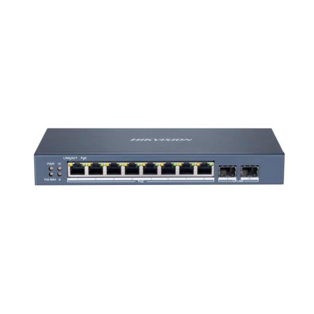 Коммутатор сетевой PoE HIKVISION DS-3E1510P-SI 8xPoE 100Mb/s  управляемый