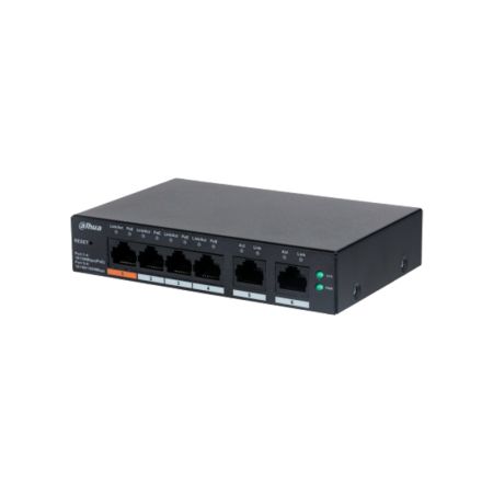 Коммутатор сетевой PoE DAHUA DH-CS4006-4ET-60 4xPoE 100Мбит/с управляемый