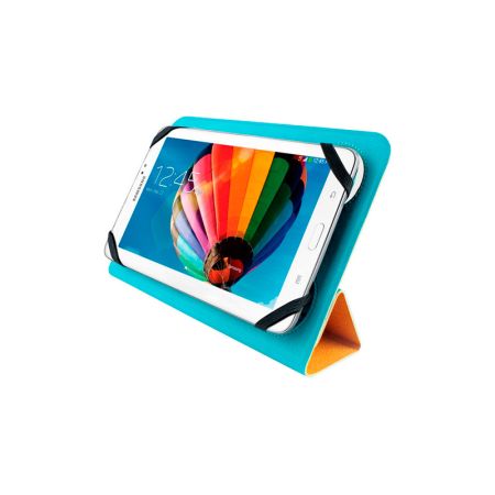 Чехол для планшета Promate UNICASE8.Black/Blue/Grey/Orange двусторонний кожаный, для 7-8 дюймов, чёрный