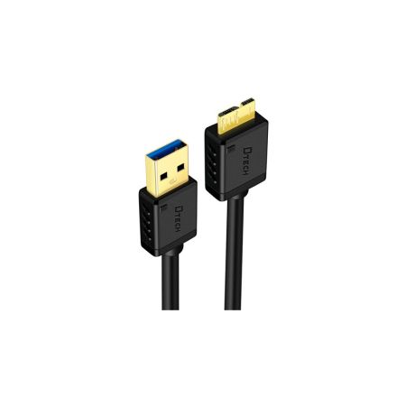 DTECH Кабель USB 3.0 AM-MICRO USB cable black CU0303