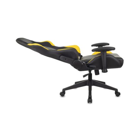 Кресло игровое Zombie VIKING 5 AERO  черный/желтый с подголовником