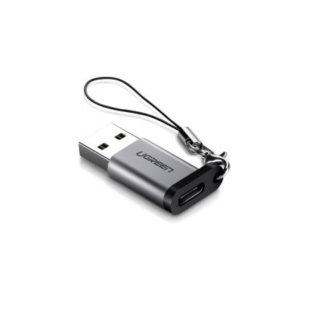 Переходник UGREEN US276 USB-A 3.0 - USB-C серый 50533