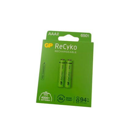 Батарейка GP Micro Accu 650 ReCyko(650Mah) LCD