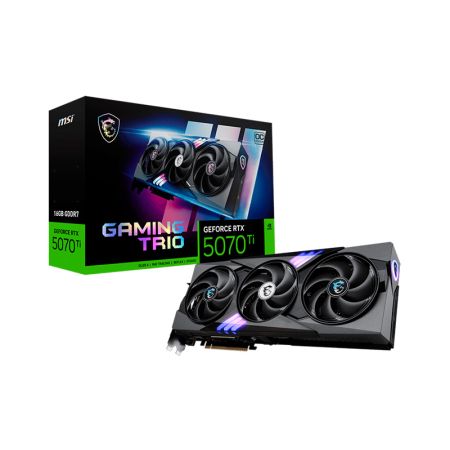 Видеокарта MSI GeForce RTX 5070 Ti 16G GAMING TRIO OC PCI-E Gen 5