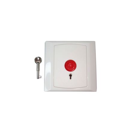 Кнопка с ключом PB-28 врезная