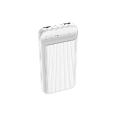 Портативное зарядное устройство HOCO J52A New joyl 20000mAh, Power Bank, белый