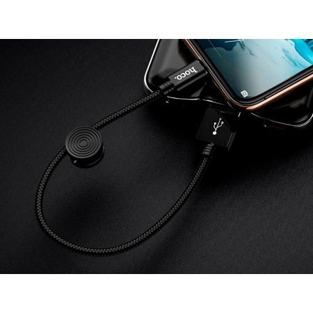 HOCO X35 Premium USB-Lightning для передачи данных и зарядки, 2.4А, 0.25m, black