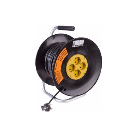 Удлинитель силовой Professional Proconnect на катушке 4 гнезда c/з 40м 11-7614