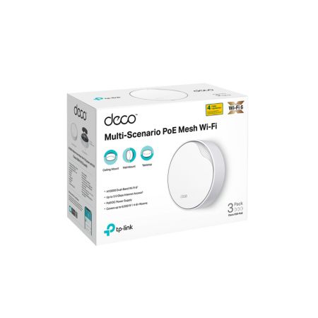 Mesh Wi-Fi система TP-LINK Deco X50-Poe (3-PK) AX3000 1xLAN 2.5Gb/s