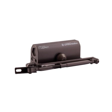 Доводчик НОРА-М 530 URBOnization (50-90 кг), морозостойкий, белый