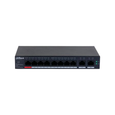 Коммутатор сетевой PoE DAHUA DH-CS4010-8GT-110 2xUpLink 1Gb/s, 8xPoE 1Gb/s