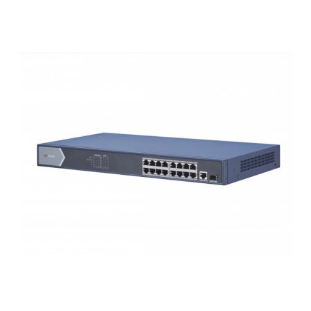 Коммутатор сетевой PoE HIKVISION DS-3E0518P-E/M 16PoE x1000Mb/s неуправляемый