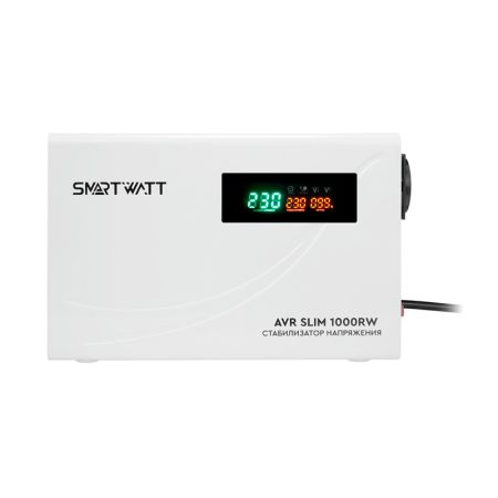 Настенный стабилизатор напряжения SMARTWATT AVR SLIM 1000RW