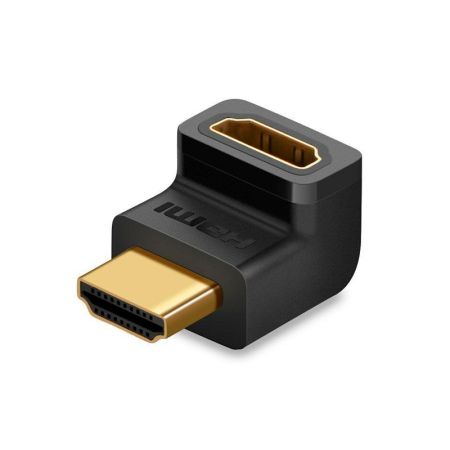 Переходник UGREEN HD112 HDMI(Male) to HDMI (female) черный  20110