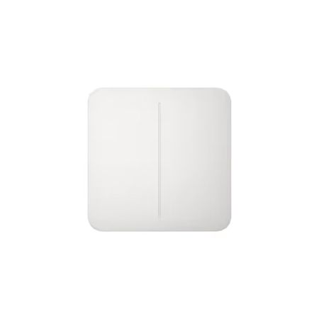 Кнопка для двухклавишного выключателя Ajax SoloButton (2-gang) [55] white