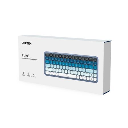 Клавиатура беспроводная механическая UGREEN FUN KU101 синяя