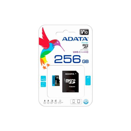 micro SDXC Card ADATA 256GB UHS-I Class10