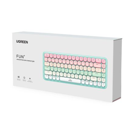 Клавиатура беспроводная механическая UGREEN FUN KU101 ментол
