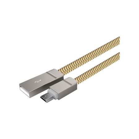 LDNIO LS-20 USB-microUSB, цинковые разъемы, нейлон